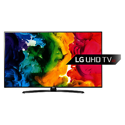 LG 49UH661V LED HDR 4K Ultra HD Smart TV, 49  With Freeview HD/freesat HD & Metallic Design